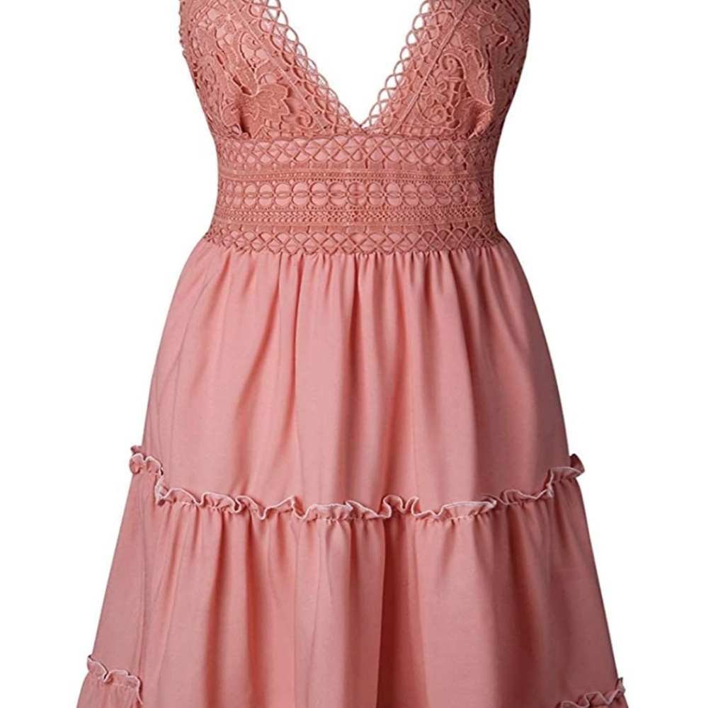 Pink summer dress